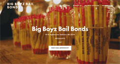 Desktop Screenshot of bigboyzbailbonds.com